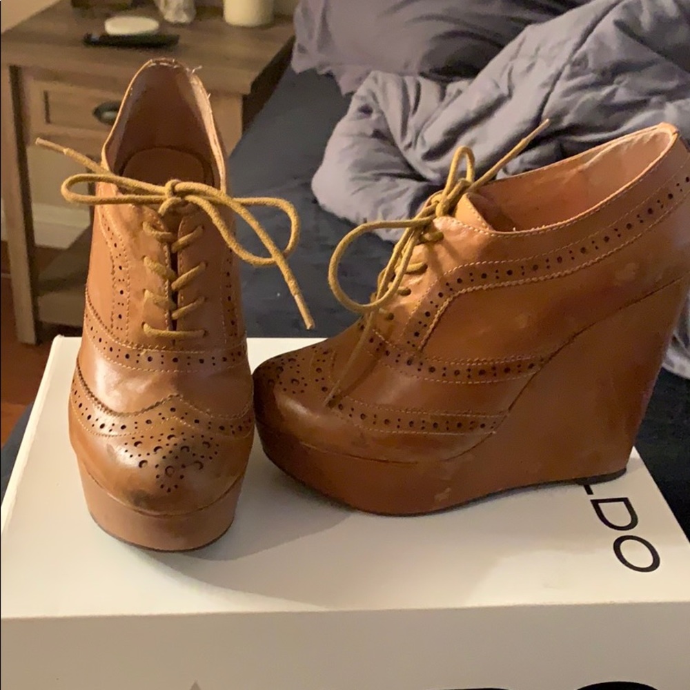 Aldo wedge ankle book